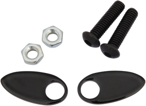 Cycle Visions - Rear Turn Signal Cover Plate - Black - Rear Turn Signal Cover Plates - CV-4813B