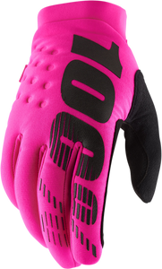 100% - Brisker Gloves - Neon Pink - Large - Brisker Gloves - 10003-00027