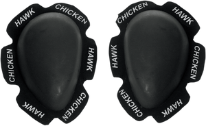 Chicken Hawk Racing - Knee Sliders - Black - Knee Sliders - KS09-BLK-H