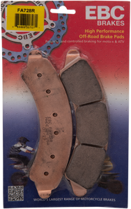 Ebc - Sintered "R" Brake Pads - Long-Life Sintered "R" Brake Pads - FA728R
