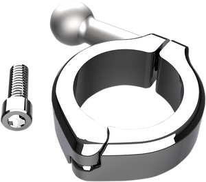 Ciro - Ball Mount - Aluminum Clamp - 1-1/4" Handlebars - Chrome - Aluminum Clamp Kit - 50130 Ciro - Ball Mount - Aluminum Clamp - 1-1/4" Handlebars - Chrome - Aluminum Clamp Kit - 50130