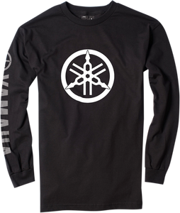 Factory Effex - Yamaha Long-Sleeve T-Shirt - Black - Medium - Yamaha Long-Sleeve T-Shirt - 17-87212