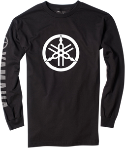 Factory Effex - Yamaha Long-Sleeve T-Shirt - Black - Medium - Yamaha Long-Sleeve T-Shirt - 17-87214