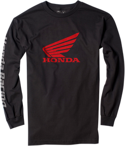 Factory Effex - Honda Long-Sleeve T-Shirt - Black - XL - Honda Long-Sleeve T-Shirt - 17-87316