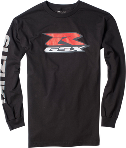 Factory Effex - Suzuki GSX-R Long-Sleeve T-Shirt - Black - Medium - Suzuki Long-Sleeve T-Shirt - 17-87412