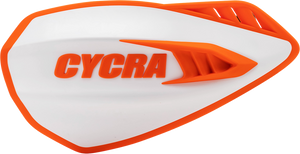 Cycra - Handguards - Cyclone - White/Orange - Cyclone Handguards - 1CYC-0056-229