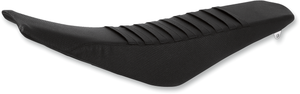 Flu Designs Inc. - Panel Grip Seat Cover - Black - Husqvarna '14-'16 - Team Issue 3-Panel Grip Seat Cover - 65400 Flu Designs Inc. - Panel Grip Seat Cover - Black - Husqvarna '14-'16 - Team Issue 3-Panel Grip Seat Cover - 65400