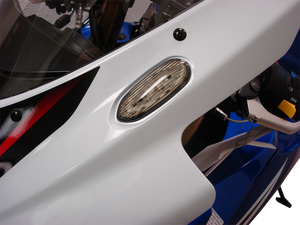 Hot Bodies - Turn Signals - Smoke - Flush-Mount Front Turn Signals - S06GS-SIG-SMK