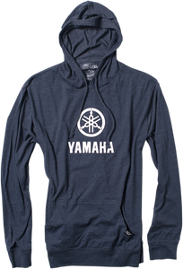 Factory Effex - Yamaha Stacked Pullover Hoodie - Navy -  Large - Yamaha Stacked Pullover Hoodie - 20-88214