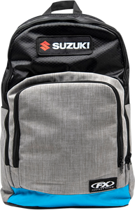 Factory Effex - Suzuki Standard Backpack - Black/Gray/Blue - Standard Backpack - 23-89410