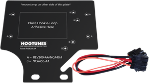 Hogtunes - Amplifier Mounting Plate - '98-'13 Road Glide - Amplifier Adapter Mount - RG4CH-AA Hogtunes - Amplifier Mounting Plate - '98-'13 Road Glide - Amplifier Adapter Mount - RG4CH-AA