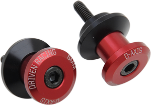Driven Racing - D-Axis Spools - Red - 6 mm - D Axis Spools - DXS-6 RD Driven Racing - D-Axis Spools - Red - 6 mm - D Axis Spools - DXS-6 RD