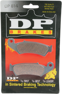 Dp Brakes - Standard Brake Pads - Honda - Standard DP Sintered Brake Pads - DP814 Dp Brakes - Standard Brake Pads - Honda - Standard DP Sintered Brake Pads - DP814