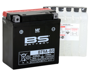 Bs Battery - Battery - BT9A-BS (YT) - Maintenance-Free Battery - 300748 Bs Battery - Battery - BT9A-BS (YT) - Maintenance-Free Battery - 300748