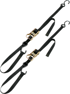 Ancra - Integra Rat Pak Tie-Down - 1" x 6' - Black - 1" Integra Rat Pak Tie-Downs - 49498-11 Ancra - Integra Rat Pak Tie-Down - 1" x 6' - Black - 1" Integra Rat Pak Tie-Downs - 49498-11