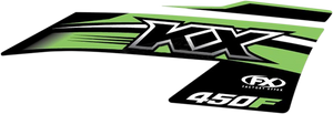 Factory Effex - OEM Tank Graphic - KX450F - Replacement OEM Tank/Shroud Graphics - 18-05132 Factory Effex - OEM Tank Graphic - KX450F - Replacement OEM Tank/Shroud Graphics - 18-05132