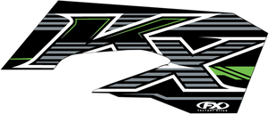 Factory Effex - OEM Tank Graphic - KX450F - Replacement OEM Tank/Shroud Graphics - 22-05132