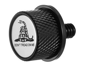Figurati Designs - Seat Mounting Knob - Black - Don't Tread On Me - Seat Mounting Knob - FD40-SEAT KN-BK Figurati Designs - Seat Mounting Knob - Black - Don't Tread On Me - Seat Mounting Knob - FD40-SEAT KN-BK