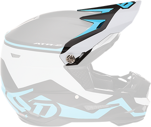6d Helmets - ATR-2 Visor - Drive - Cyan - ATR-2 Helmet Visor - 72-6096
