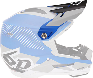 6d Helmets - ATR-2 Visor - Fusion - Blue - ATR-2 Helmet Visor - 72-6105