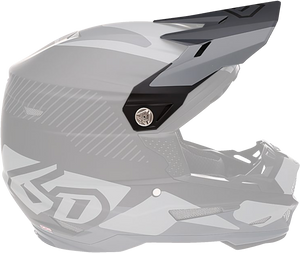 6d Helmets - ATR-2Y Visor - Fusion - Black - ATR-2Y Helmet Visor - 72-4132