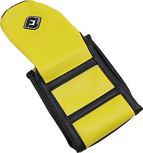 Flu Designs Inc. - Pro Rib Seat Cover - Yellow/Black - RM '18-'22 - Pro Rib Seat Cover - 45507 Flu Designs Inc. - Pro Rib Seat Cover - Yellow/Black - RM '18-'22 - Pro Rib Seat Cover - 45507