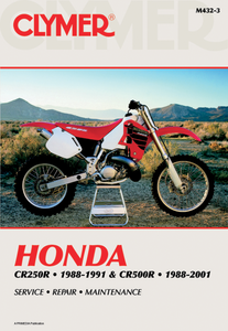 Clymer - Manual - Honda CR250/500 - Motorcycle Repair Manual Honda - CM4323 Clymer - Manual - Honda CR250/500 - Motorcycle Repair Manual Honda - CM4323