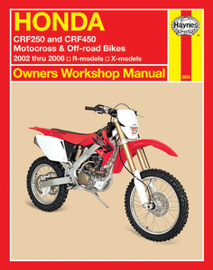 Haynes - Manual - Honda CRF250/450 - Motorcycle Repair Manual Motorcycle, Honda - M2630 Haynes - Manual - Honda CRF250/450 - Motorcycle Repair Manual Motorcycle, Honda - M2630