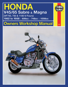 Haynes - Manual - Honda Sabre/Magna V4 - Motorcycle Repair Manual  Motorcycle, Honda - M820 Haynes - Manual - Honda Sabre/Magna V4 - Motorcycle Repair Manual  Motorcycle, Honda - M820