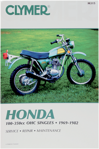 Clymer - Manual - Honda 100/350 OHC - Motorcycle Repair Manual  Honda - CM315 Clymer - Manual - Honda 100/350 OHC - Motorcycle Repair Manual  Honda - CM315