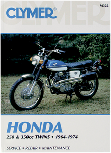 Clymer - Manual - Honda 250/350 Twins - Motorcycle Repair Manual  Honda - CM322 Clymer - Manual - Honda 250/350 Twins - Motorcycle Repair Manual  Honda - CM322