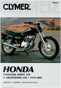 Clymer - Manual - Honda Rebel 250 - Motorcycle Repair Manual  Honda - CM3245 Clymer - Manual - Honda Rebel 250 - Motorcycle Repair Manual  Honda - CM3245