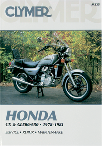 Clymer - Manual - Honda CX & GL500/650 - Motorcycle Repair Manual  Honda - CM335 Clymer - Manual - Honda CX & GL500/650 - Motorcycle Repair Manual  Honda - CM335