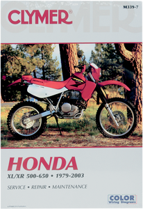 Clymer - Manual - Honda XL/XR 500/600 - Motorcycle Repair Manual  Honda - CM3398 Clymer - Manual - Honda XL/XR 500/600 - Motorcycle Repair Manual  Honda - CM3398