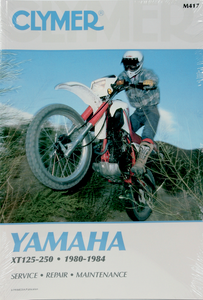 Clymer - Manual - Yamaha XT125/250 - Motorcycle Repair Manual  Yamaha - CM417 Clymer - Manual - Yamaha XT125/250 - Motorcycle Repair Manual  Yamaha - CM417