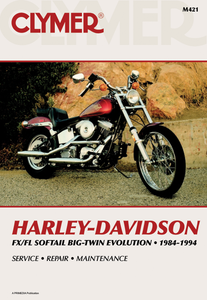 Clymer - Manual - FX-L Softail EVO - Motorcycle Repair Manual - CM4213 Clymer - Manual - FX-L Softail EVO - Motorcycle Repair Manual - CM4213