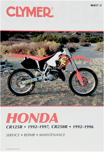 Clymer - Manual - Honda CR125+250R - Motorcycle Repair Manual  Honda - CM4572 Clymer - Manual - Honda CR125+250R - Motorcycle Repair Manual  Honda - CM4572