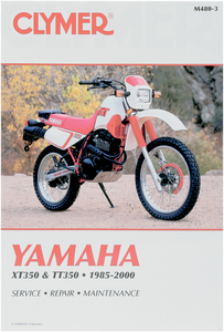 Clymer - Manual - Yamaha XT/TT350 - Motorcycle Repair Manual  Yamaha - CM4803 Clymer - Manual - Yamaha XT/TT350 - Motorcycle Repair Manual  Yamaha - CM4803