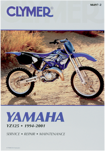 Clymer - Manual - Yamaha YZ125 - Motorcycle Repair Manual Yamaha - CM4972 Clymer - Manual - Yamaha YZ125 - Motorcycle Repair Manual Yamaha - CM4972