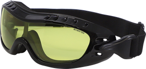 Bobster - Night Hawk Goggles - Gloss Black - Yellow - Night Hawk Goggles - BHAWK01Y Bobster - Night Hawk Goggles - Gloss Black - Yellow - Night Hawk Goggles - BHAWK01Y