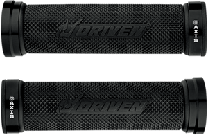 Driven Racing - Grips - D-Axis - Black/Black - D-Axis Grips - DXG-BK Driven Racing - Grips - D-Axis - Black/Black - D-Axis Grips - DXG-BK