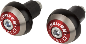 Driven Racing - Bar End - Halo - Red - Halo Handlebar End - DHBEW-RD Driven Racing - Bar End - Halo - Red - Halo Handlebar End - DHBEW-RD