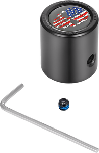 Figurati Designs - Heel-Toe Shifter Cover - American Flag Skull - Red/White/Blue/Black - Heel-Toe Shifter Cover - FD25-HTSC-BLK Figurati Designs - Heel-Toe Shifter Cover - American Flag Skull - Red/White/Blue/Black - Heel-Toe Shifter Cover - FD25-HTSC-BLK