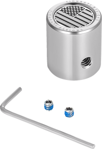 Figurati Designs - Heel-Toe Shifter Cover - American Flag - Stainless Steel - Heel-Toe Shifter Cover - FD26-HTSC-SS Figurati Designs - Heel-Toe Shifter Cover - American Flag - Stainless Steel - Heel-Toe Shifter Cover - FD26-HTSC-SS