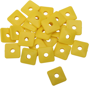 Fast-trac - Backer Plates - Yellow - Square - 96 Pack - Air Lite Backer Plates - 207SY-96