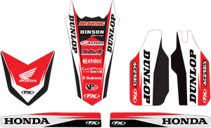 Factory Effex - Trim Kit Graphic - Honda - Trim Kit Graphics  Honda Racing - 17-50324