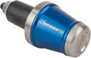 Driven Racing - Bar End Weight - Stainless Steel/Blue - Stainless Steel Handlebar End Weight - DBEW-SS-BL Driven Racing - Bar End Weight - Stainless Steel/Blue - Stainless Steel Handlebar End Weight - DBEW-SS-BL