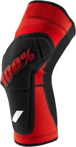 100% - Ridecamp Knee Guards - Red/Black - Medium - Ridecamp Knee Guards - 70001-00010