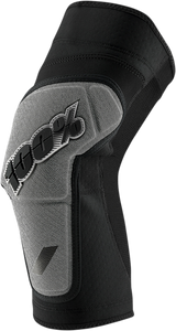 100% - Ridecamp Knee Guards - Black/Gray - Medium - Ridecamp Knee Guards - 70001-00002