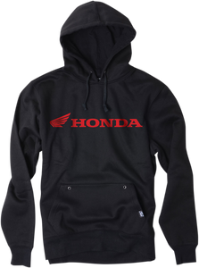 Factory Effex - Honda Horizontal Pullover Hoodie - Black - Medium - Honda Horizontal Pullover Hoodie - 15-88370